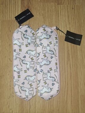Kendall + Kylie pink unicorn pencil case